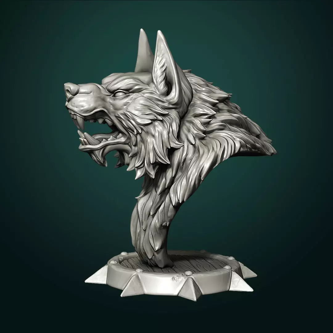 WOLF 3D DECOR Free 3D print model