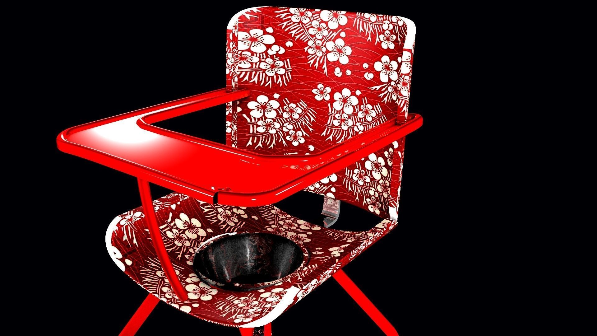 CHAIR FOR BABY 3D model_1