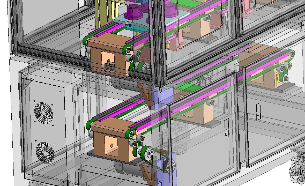 Fully automatic bulb assembly production line 3D model_10