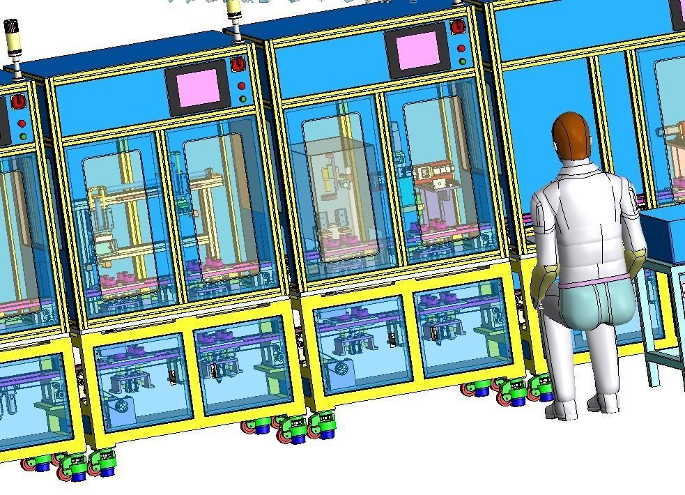 Fully automatic bulb assembly production line 3D model_7