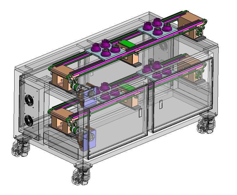 Fully automatic bulb assembly production line 3D model_8