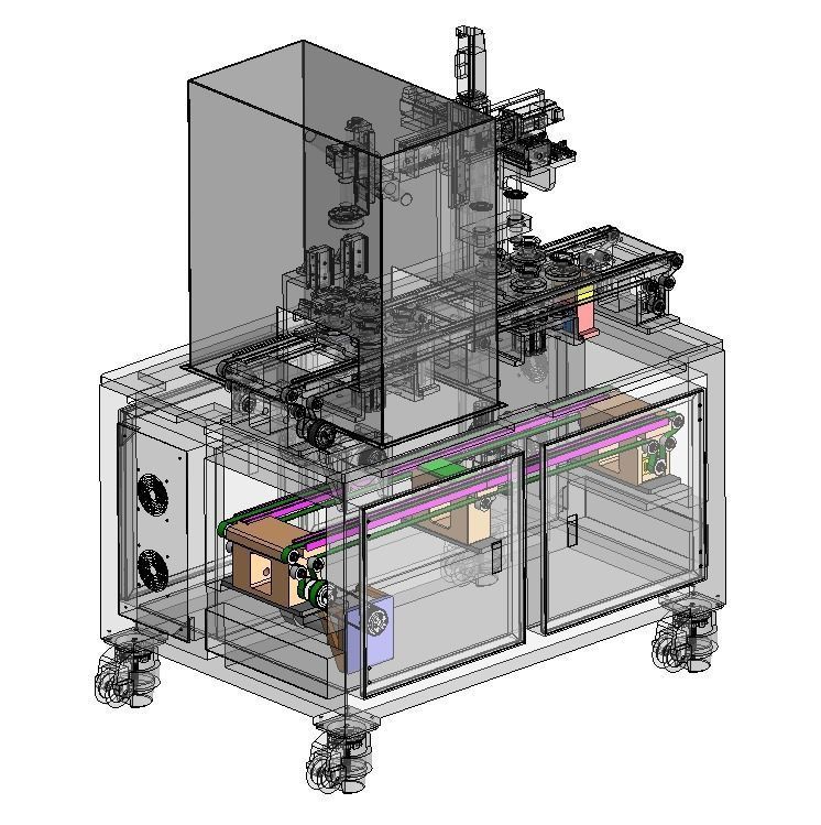 Fully automatic bulb assembly production line 3D model_17