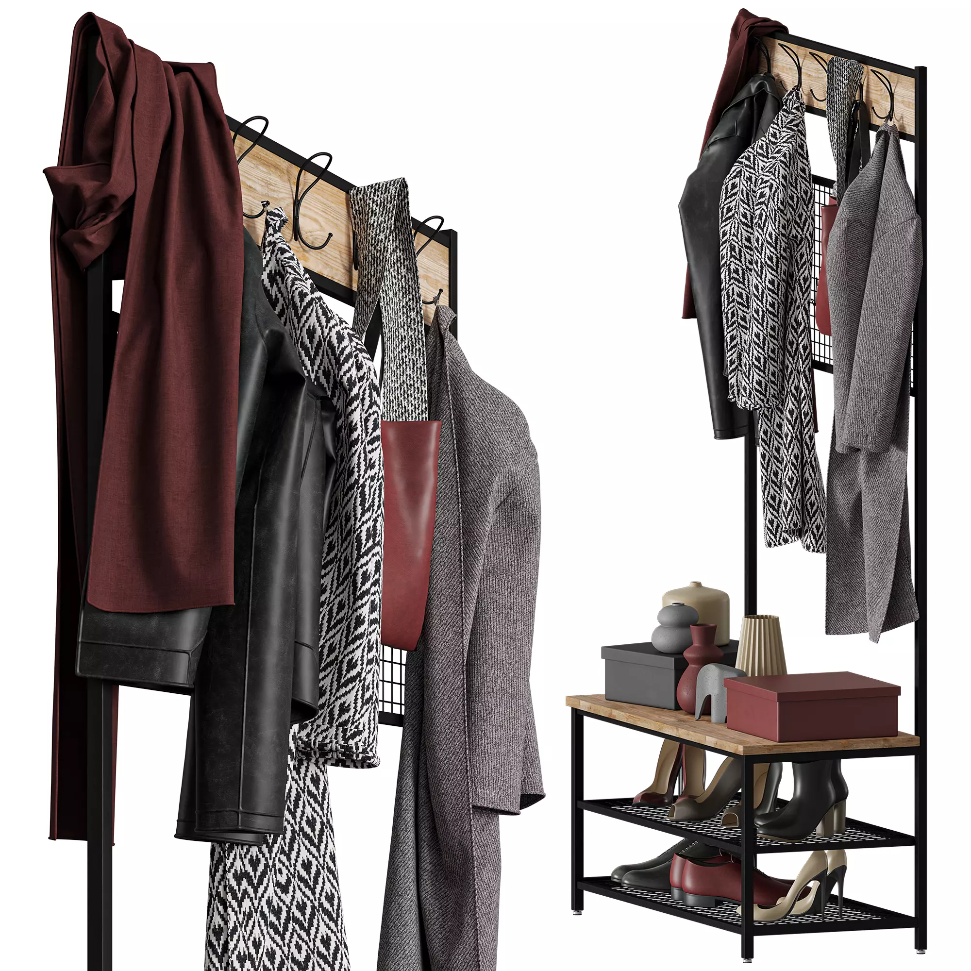 Perry Hallway Unit Clothes Set 3D model_0