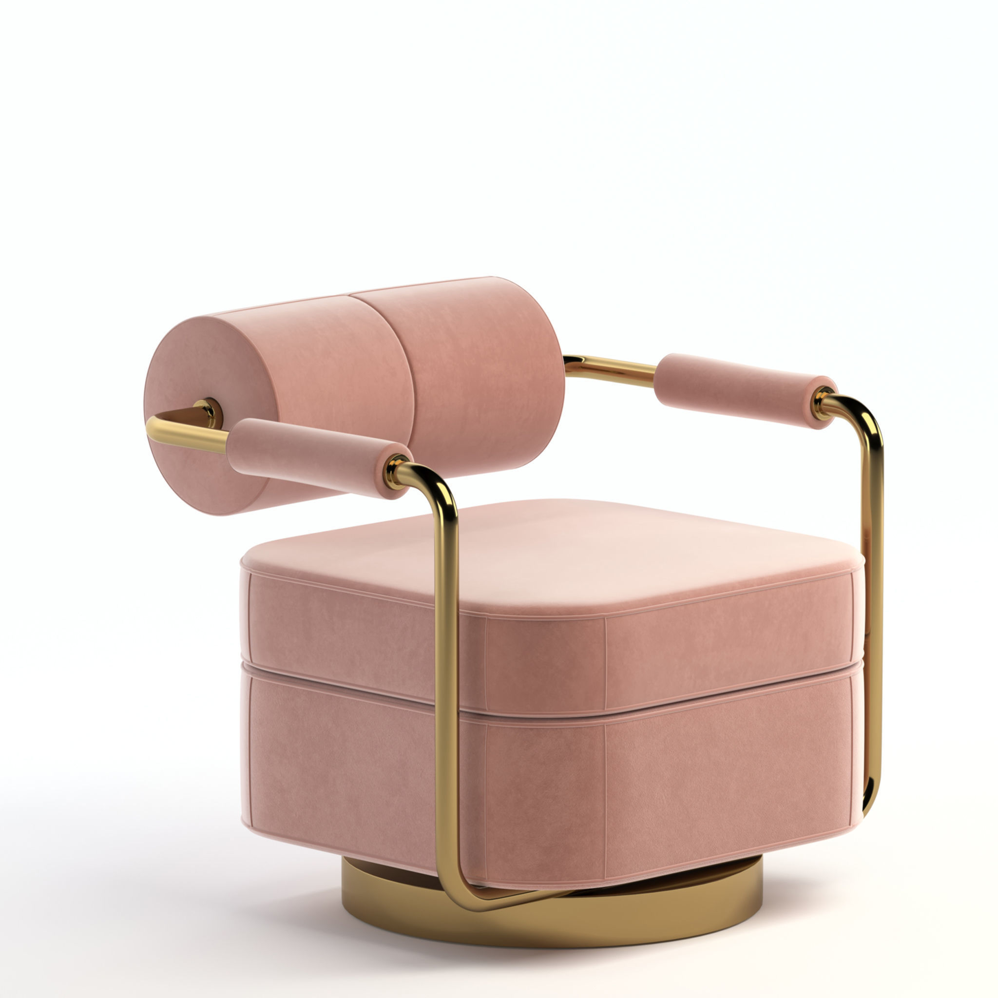 MezzoCollection Anderson Armchair 3D model_3