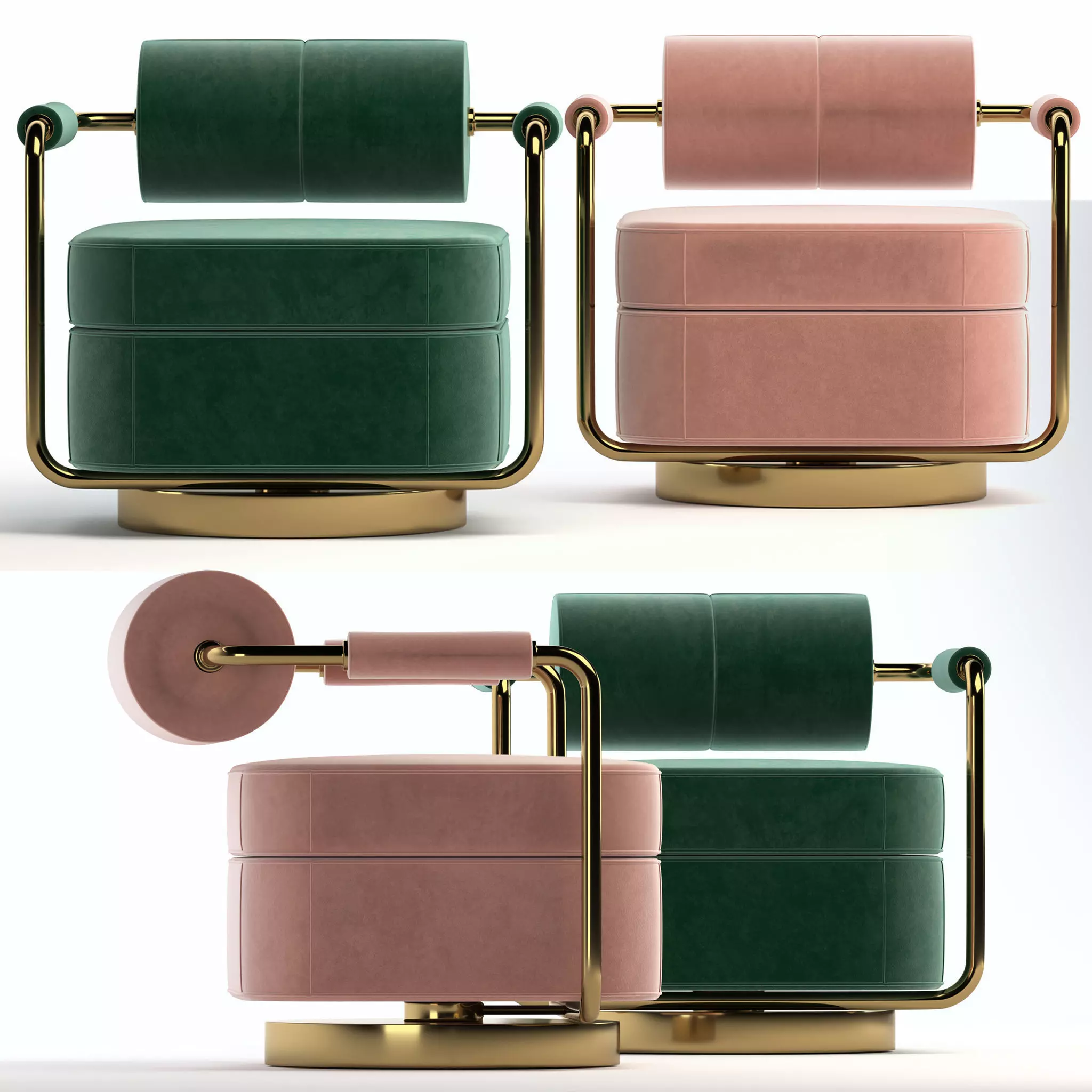 MezzoCollection Anderson Armchair 3D model_0