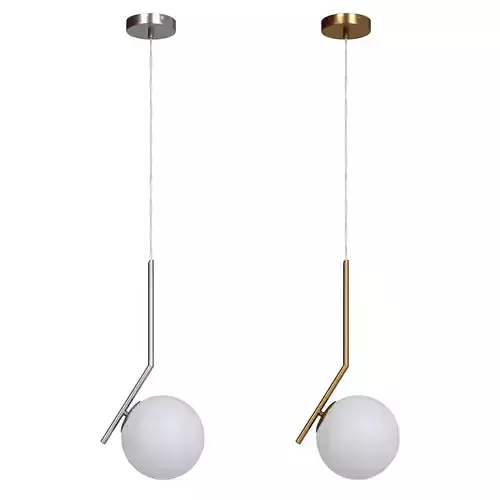 Pendant lamp Bolla-unica A1923SP-1CC and A1923SP-1AB 