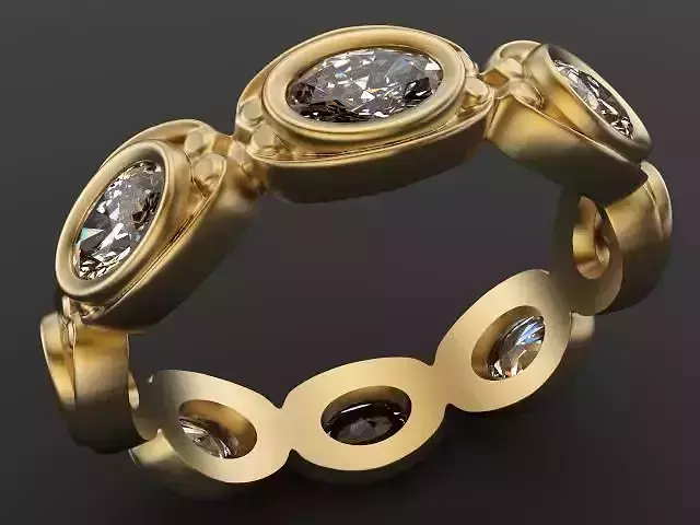 Oval Gems Ring