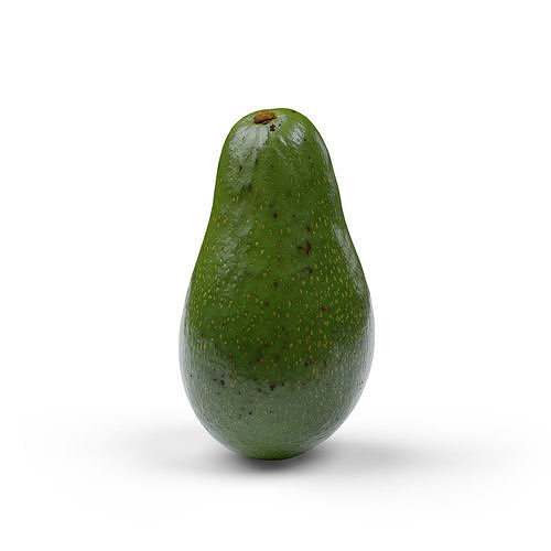 Realistic Avocado - 3D Scan Low-poly 3D model