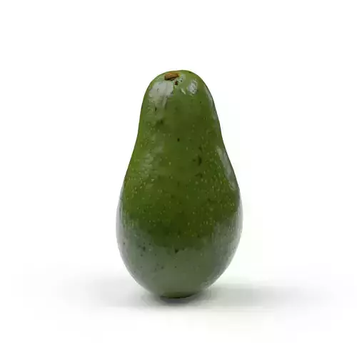 Realistic Avocado - 3D Scan Low-poly 3D model