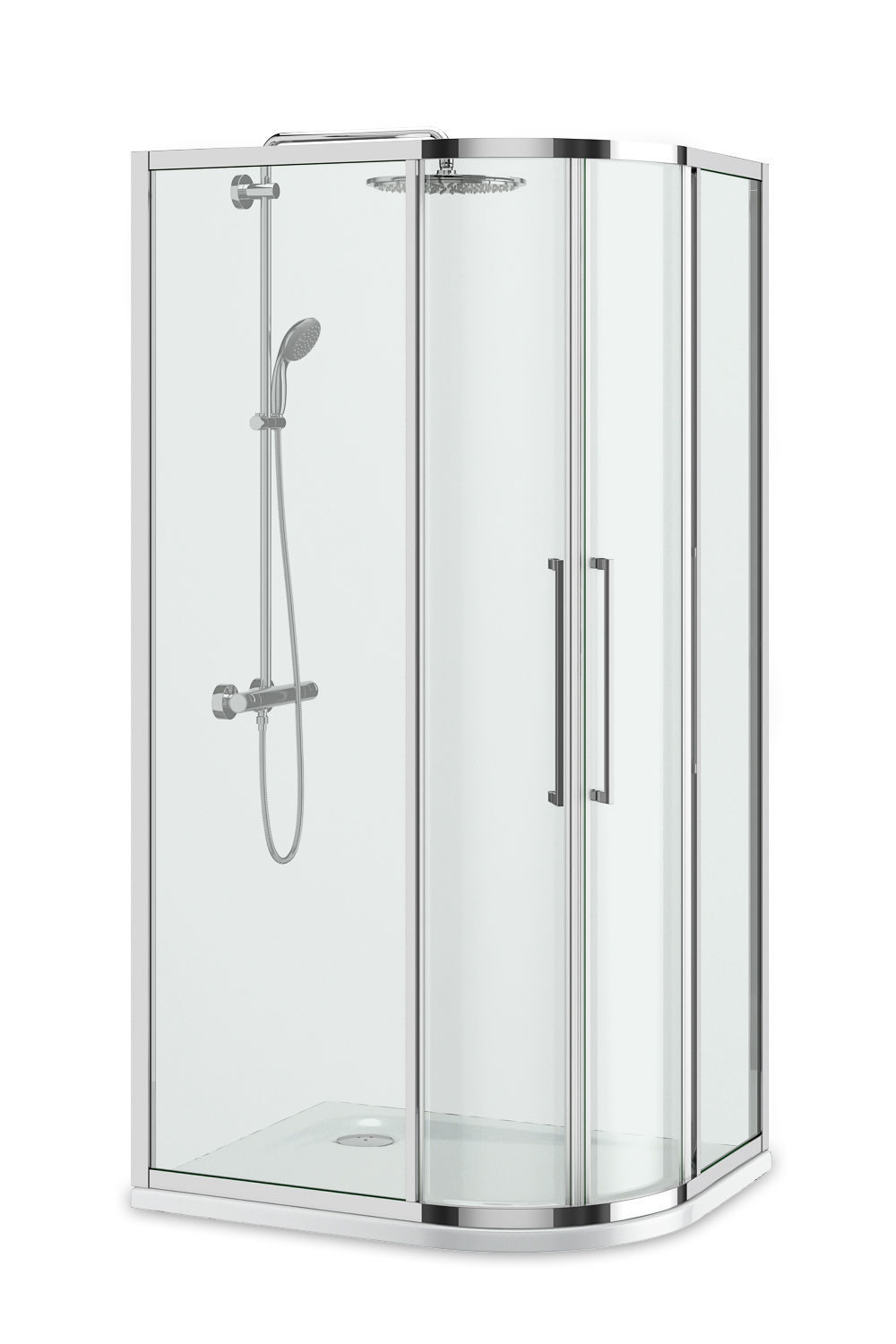 Showers Radaway and West One Bathrooms and Ideal set 122 3D model_9
