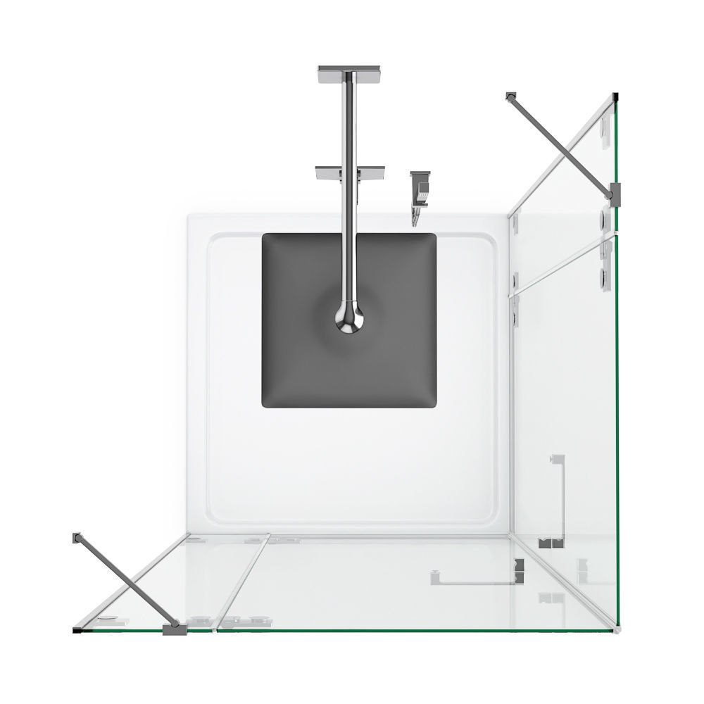 Showers Radaway and West One Bathrooms and Ideal set 122 3D model_16