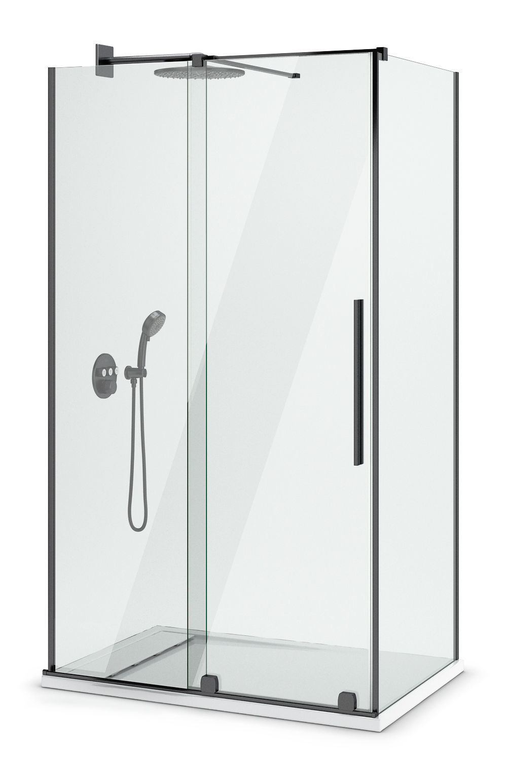 Showers Radaway and West One Bathrooms and Ideal set 122 3D model_7