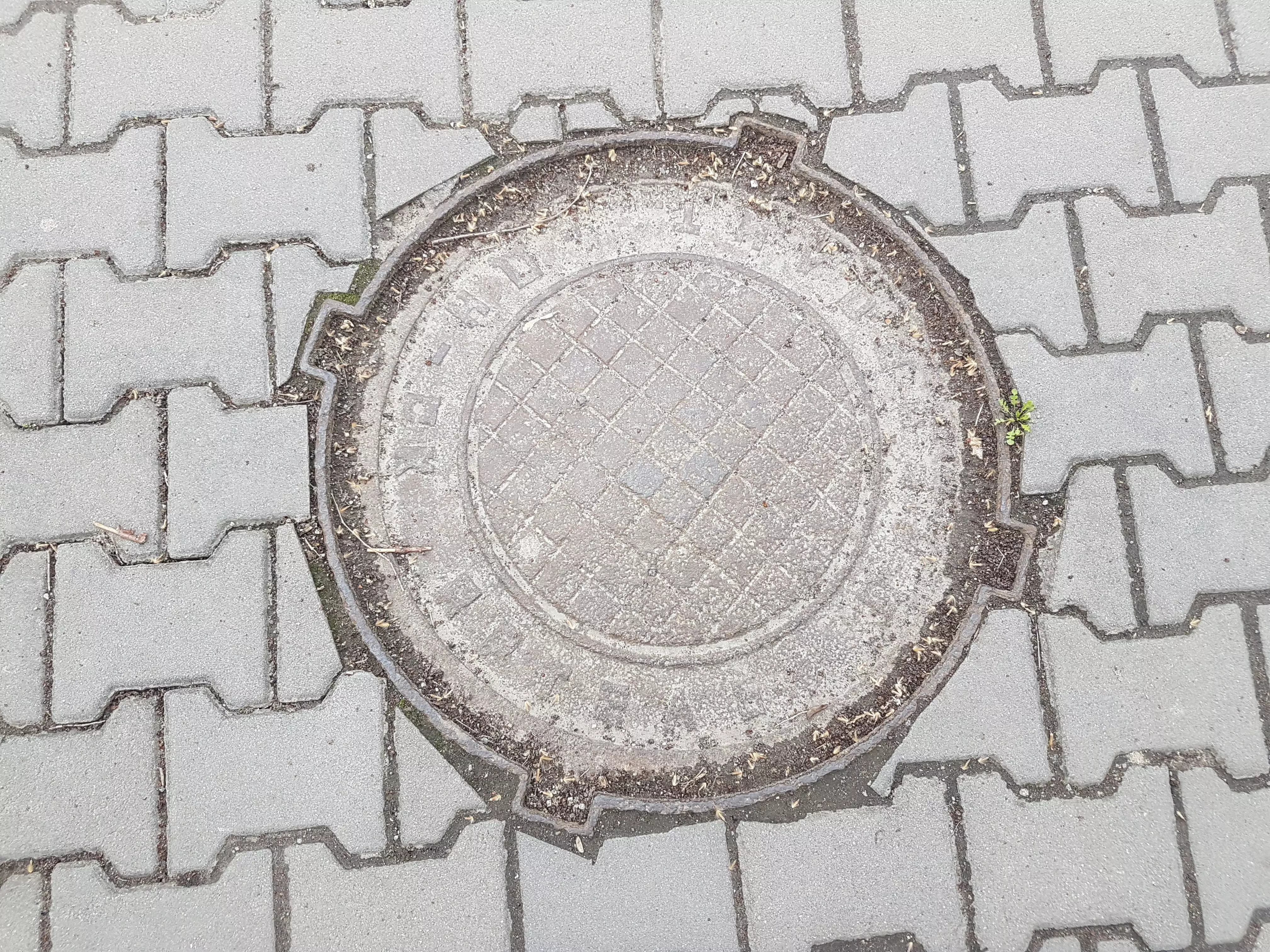 3DF Zephyr - Sewer Hatch type 8 Low-poly 3D model_0