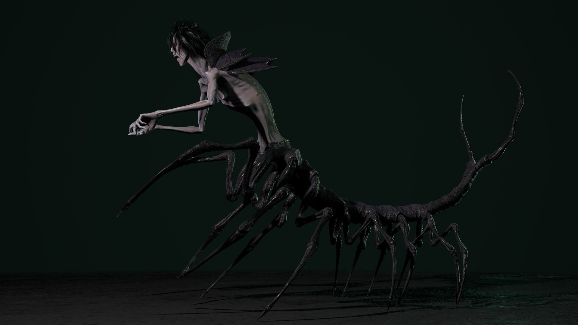 Character Envy Low-poly 3D model_14