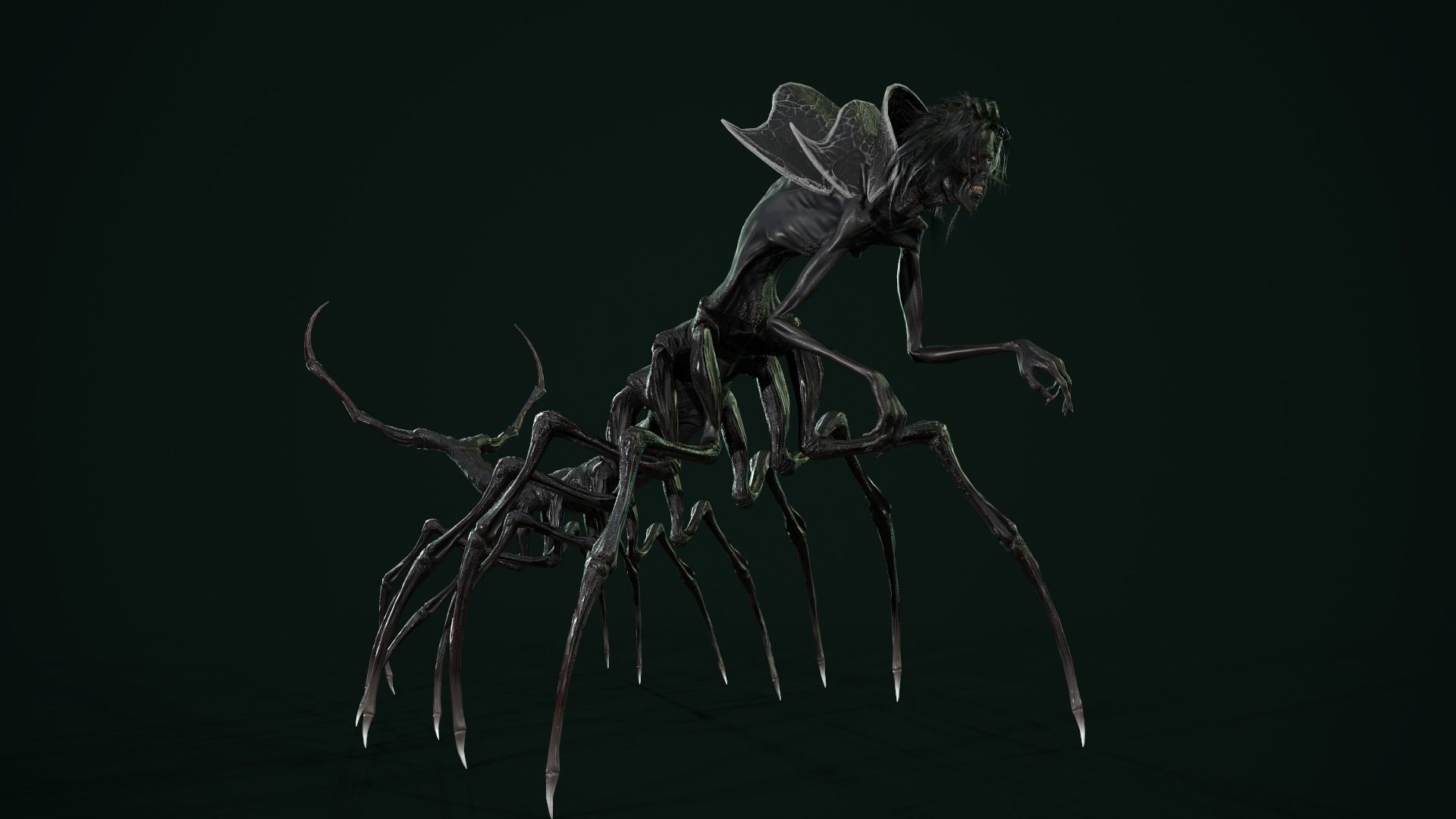 Character Envy Low-poly 3D model_8