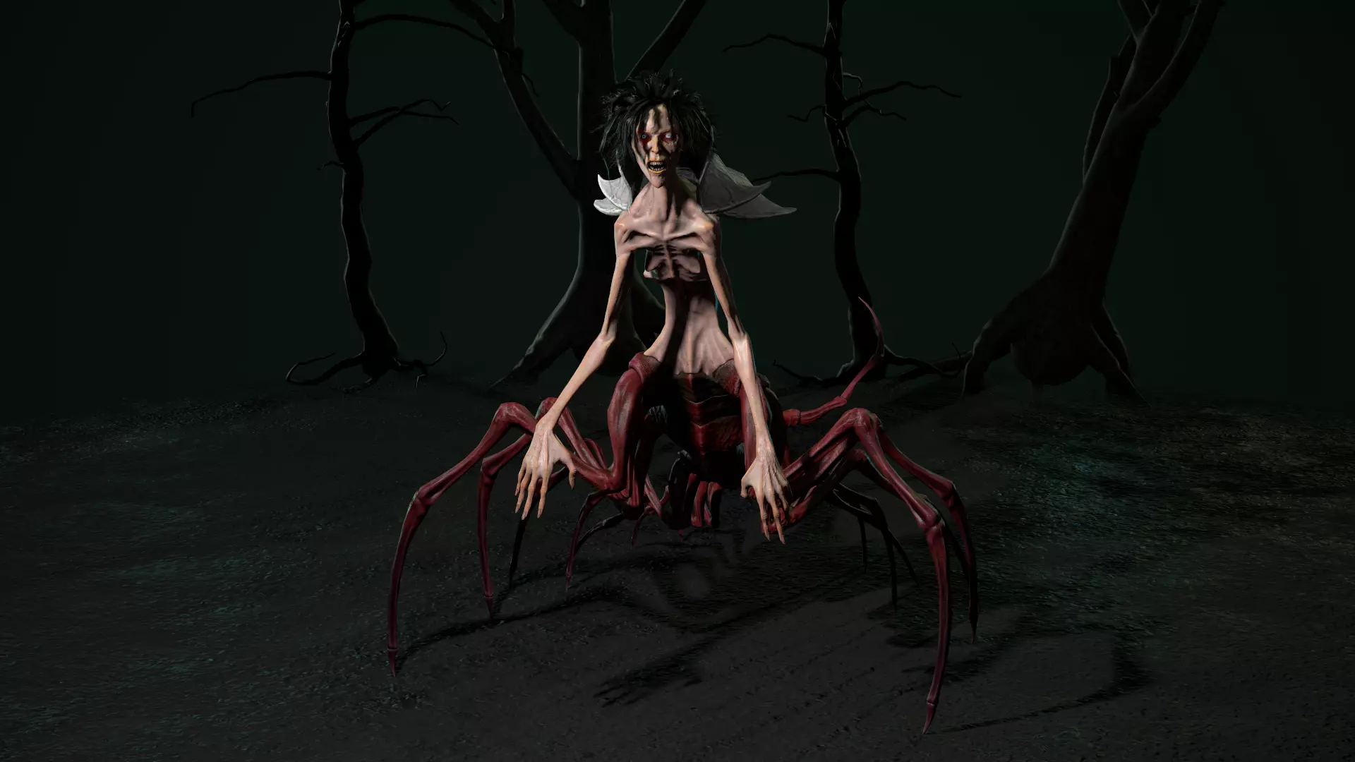 Character Envy Low-poly 3D model_0