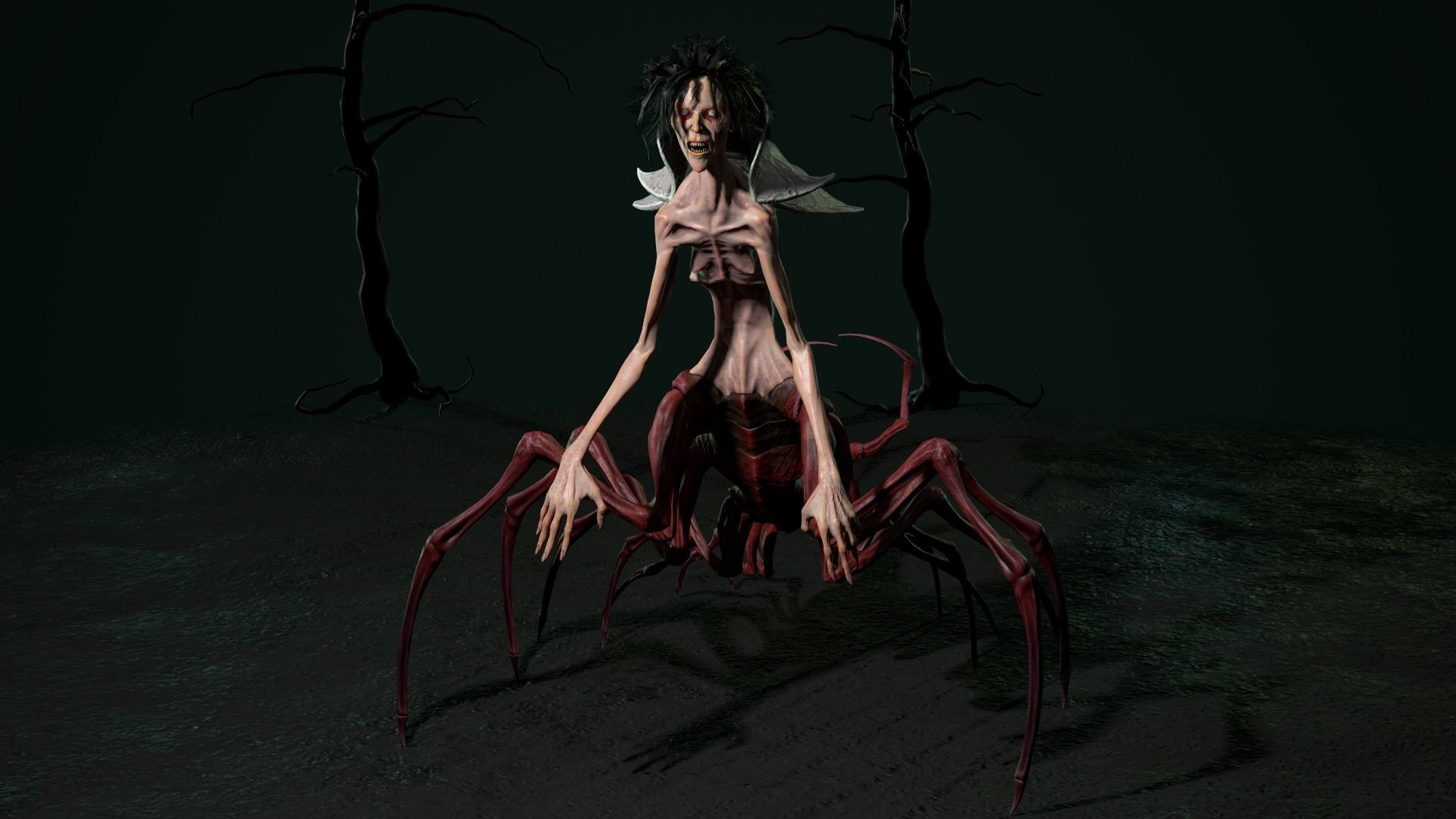 Character Envy Low-poly 3D model_10