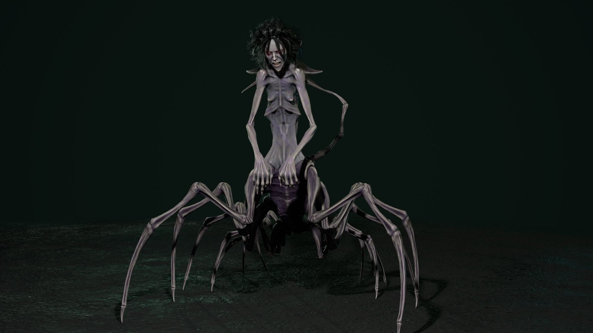 Character Envy Low-poly 3D model_12