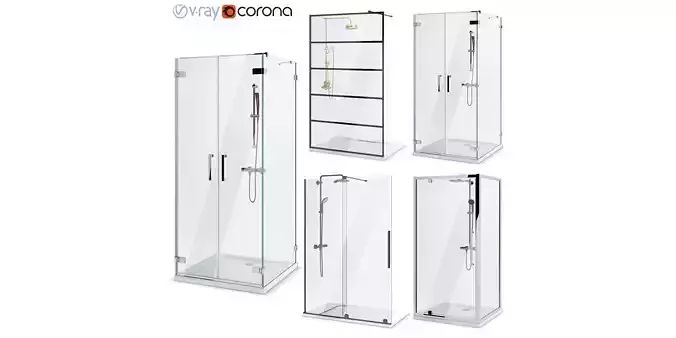 Showers Radaway and West One Bathrooms and Ideal set 123