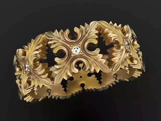 Baroque Ornaments Ring