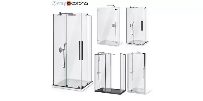 Showers Radaway and West One Bathrooms and Ideal set 124