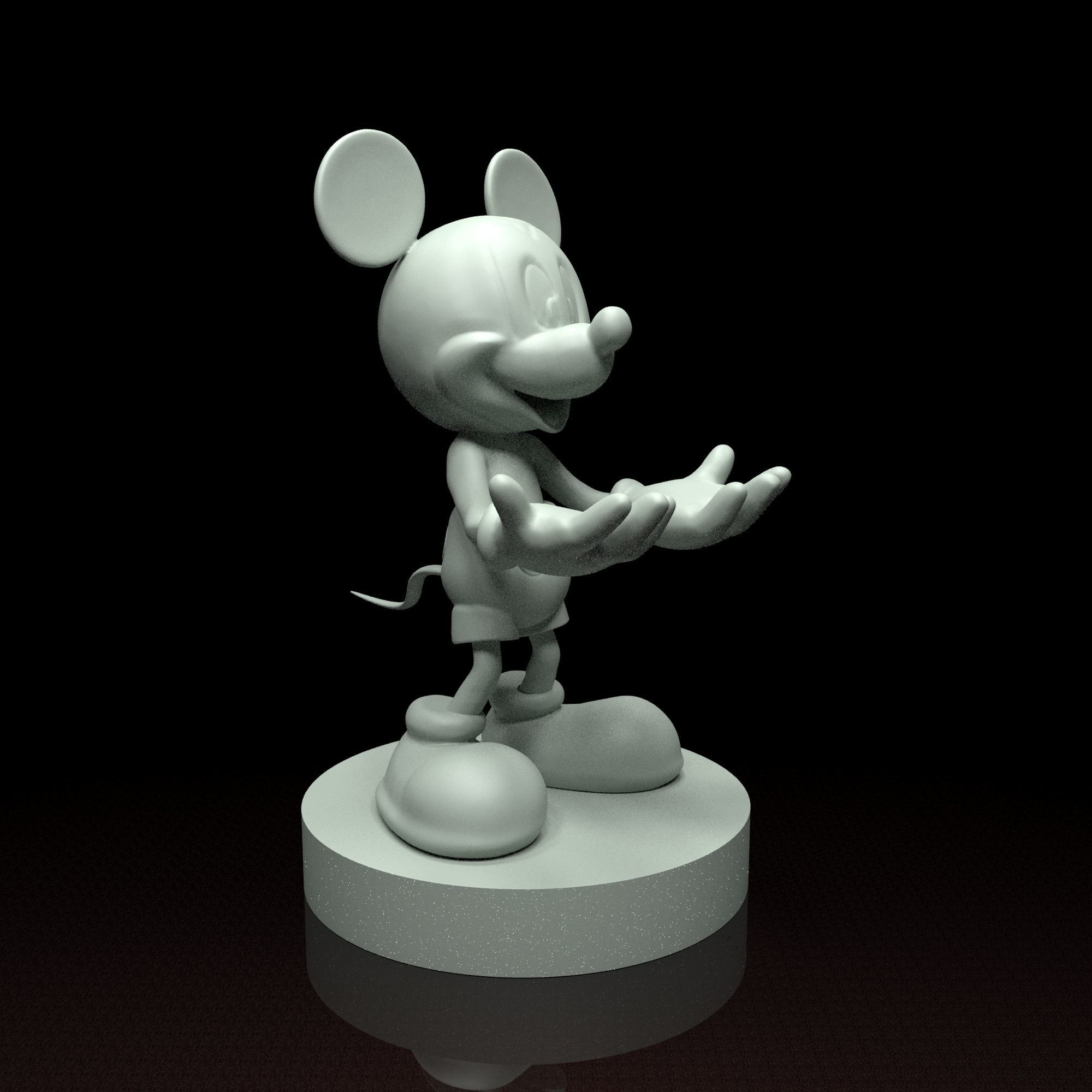 Mickey Mouse phone holder 3d model stl file 3D print model 3D print model_13
