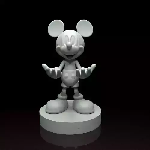 Mickey Mouse phone holder 3d model stl file 3D print model 3D print model