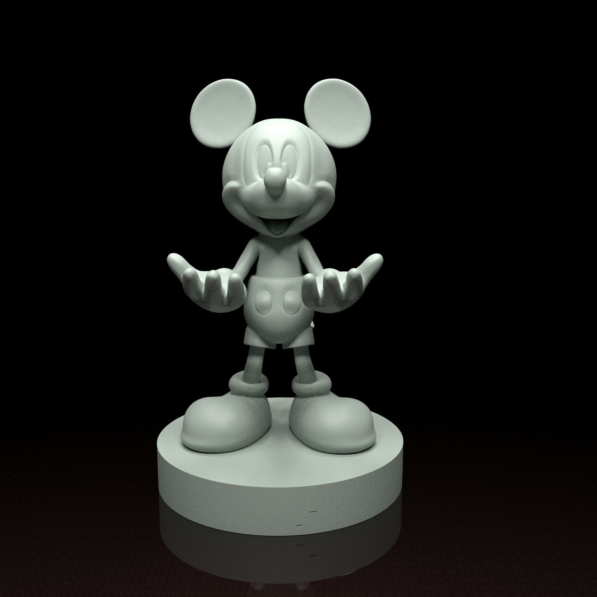 Mickey Mouse phone holder 3d model stl file 3D print model 3D print model_0