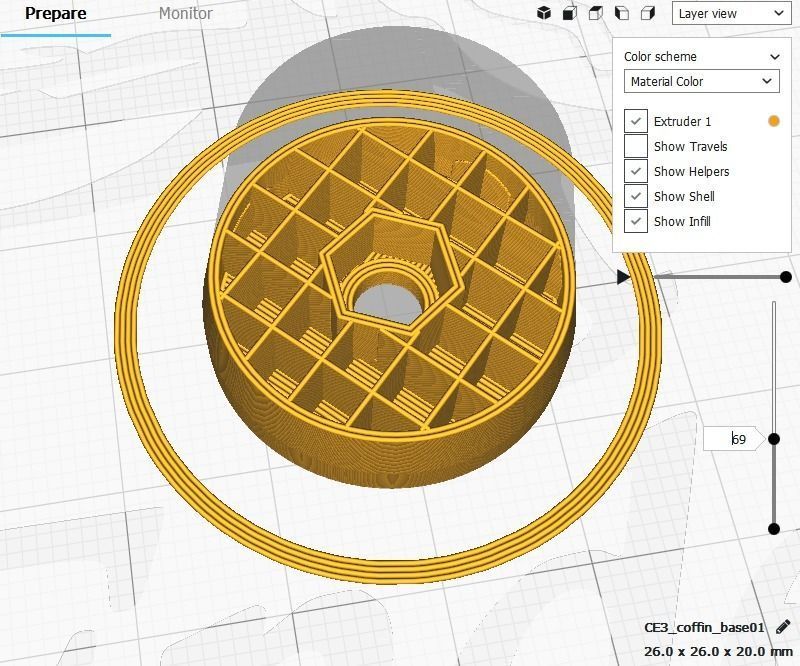 Coffin drawer knobs 3D print model_9