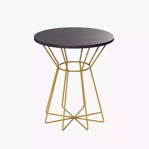 Gretel End Table mango wood finish