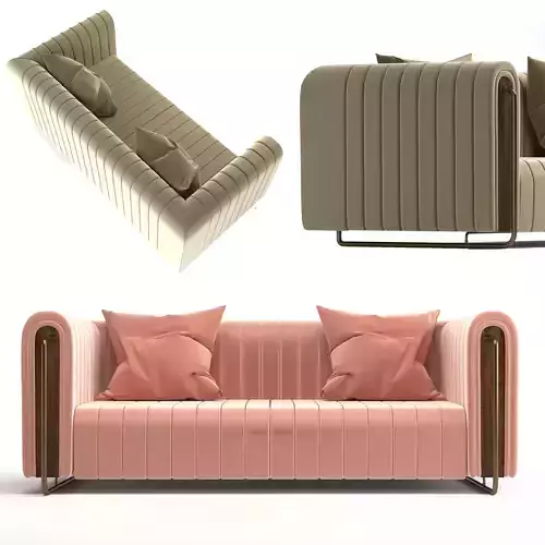 MezzoCollection Rivers Sofa 3D model