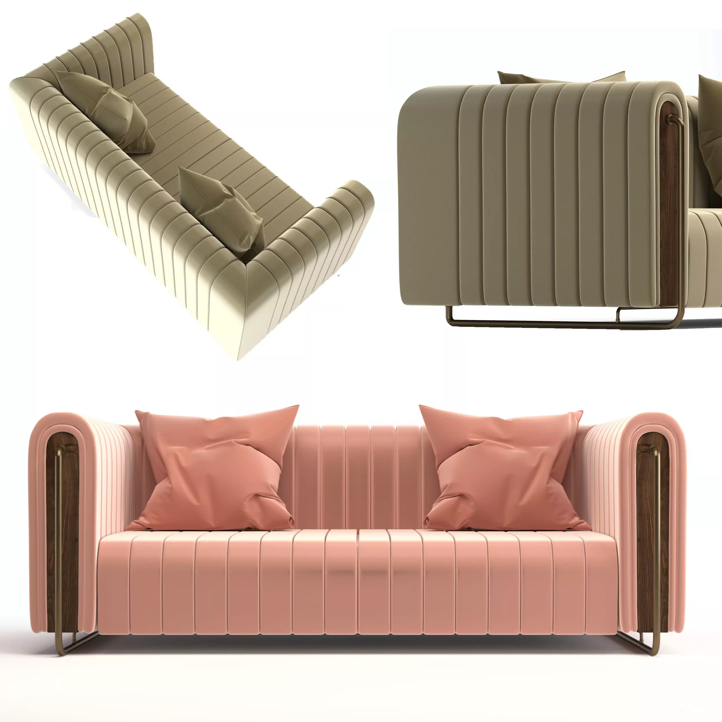 MezzoCollection Rivers Sofa 3D model_0