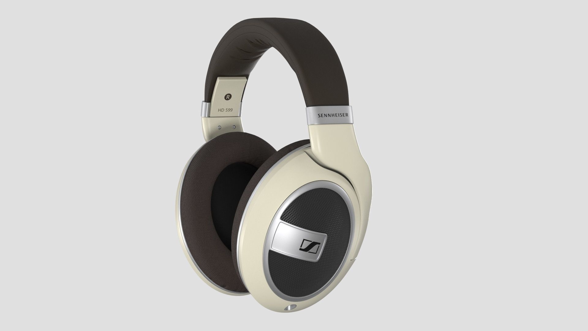 Sennheiser HD 599 Open Back Headphone 3D model_3