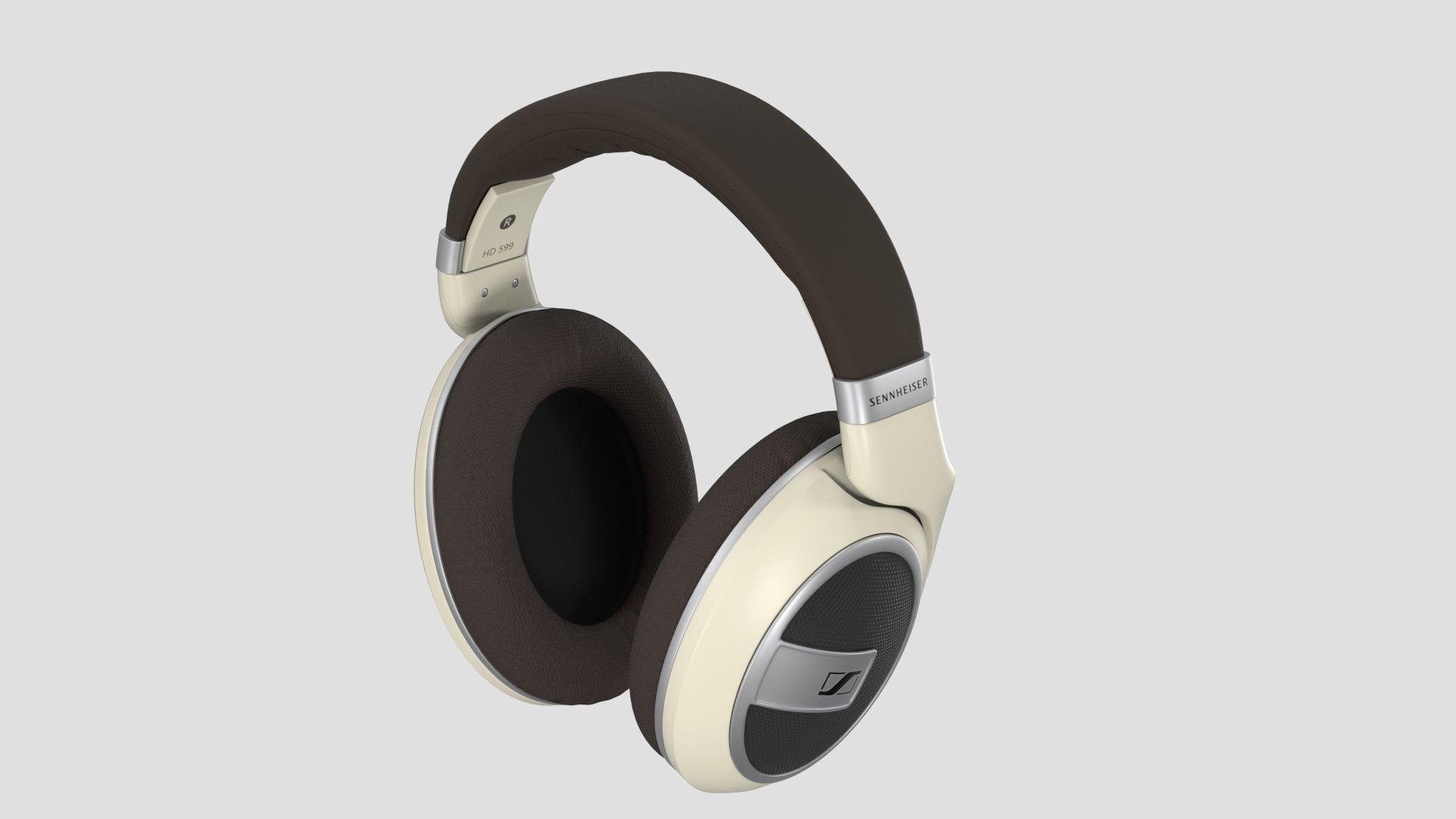 Sennheiser HD 599 Open Back Headphone 3D model_6