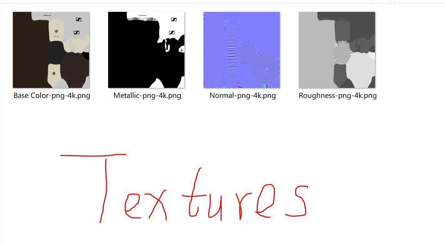 Sennheiser HD 599 Open Back Headphone 3D model_15