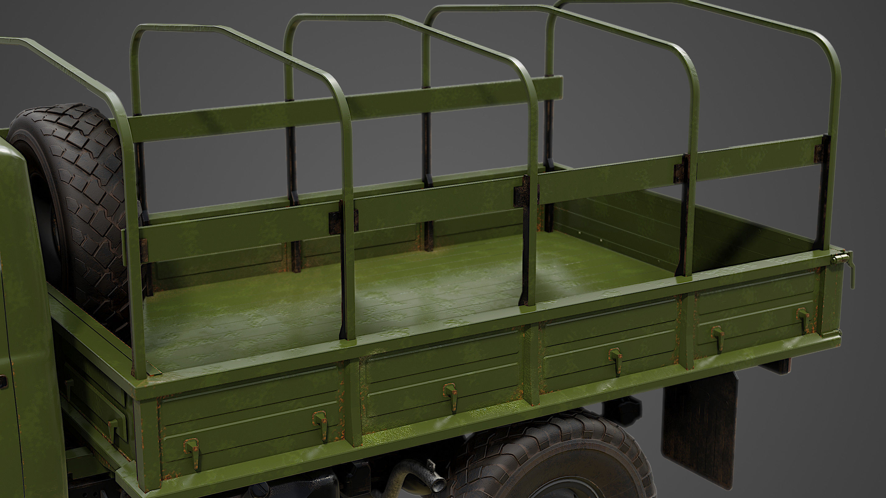 Military Truck  3D model_10