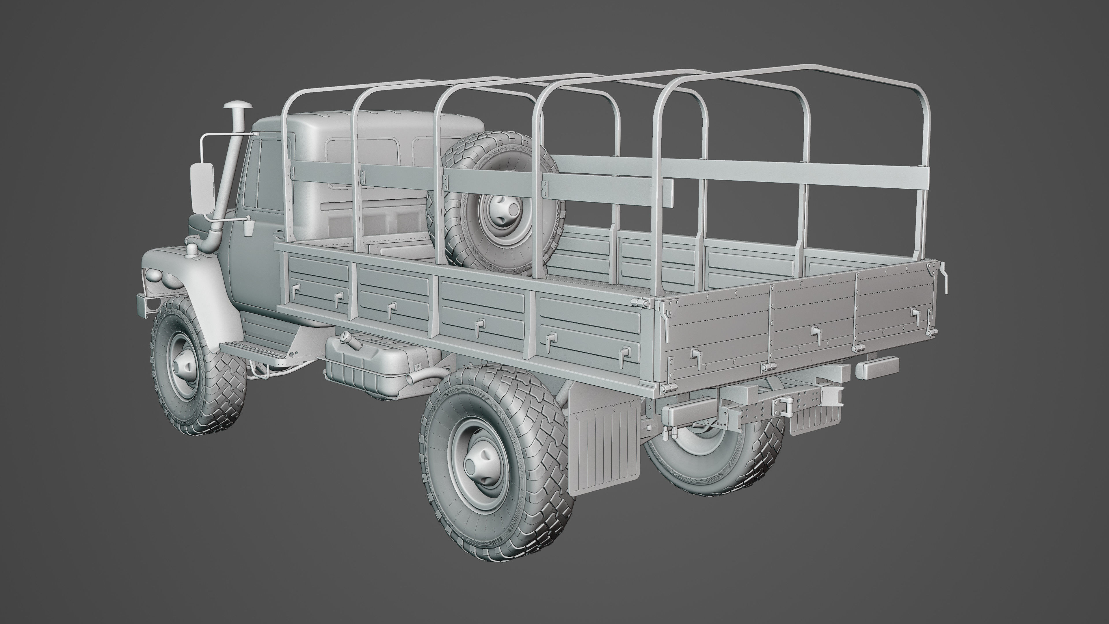 Military Truck  3D model_18