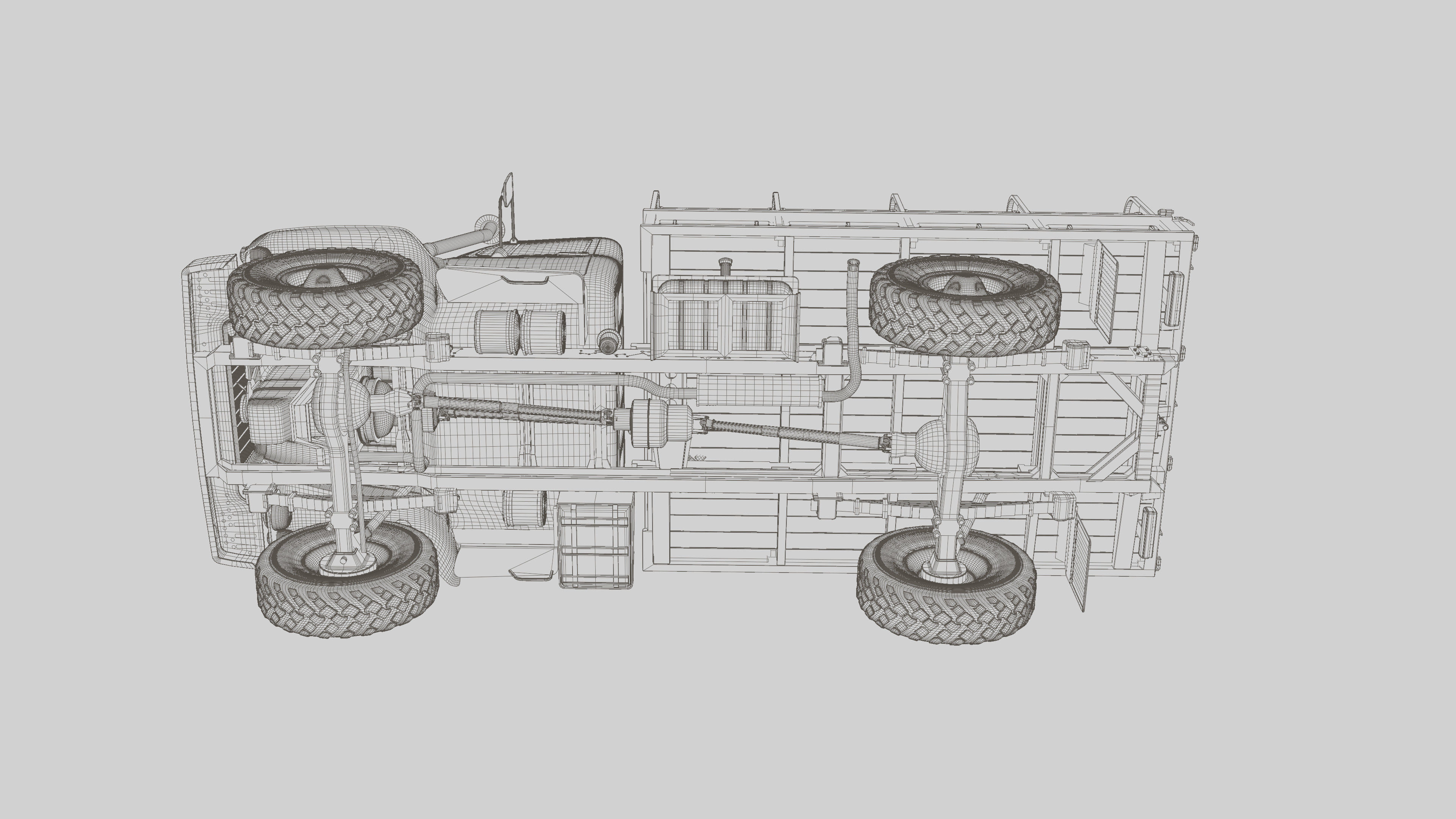 Military Truck  3D model_23