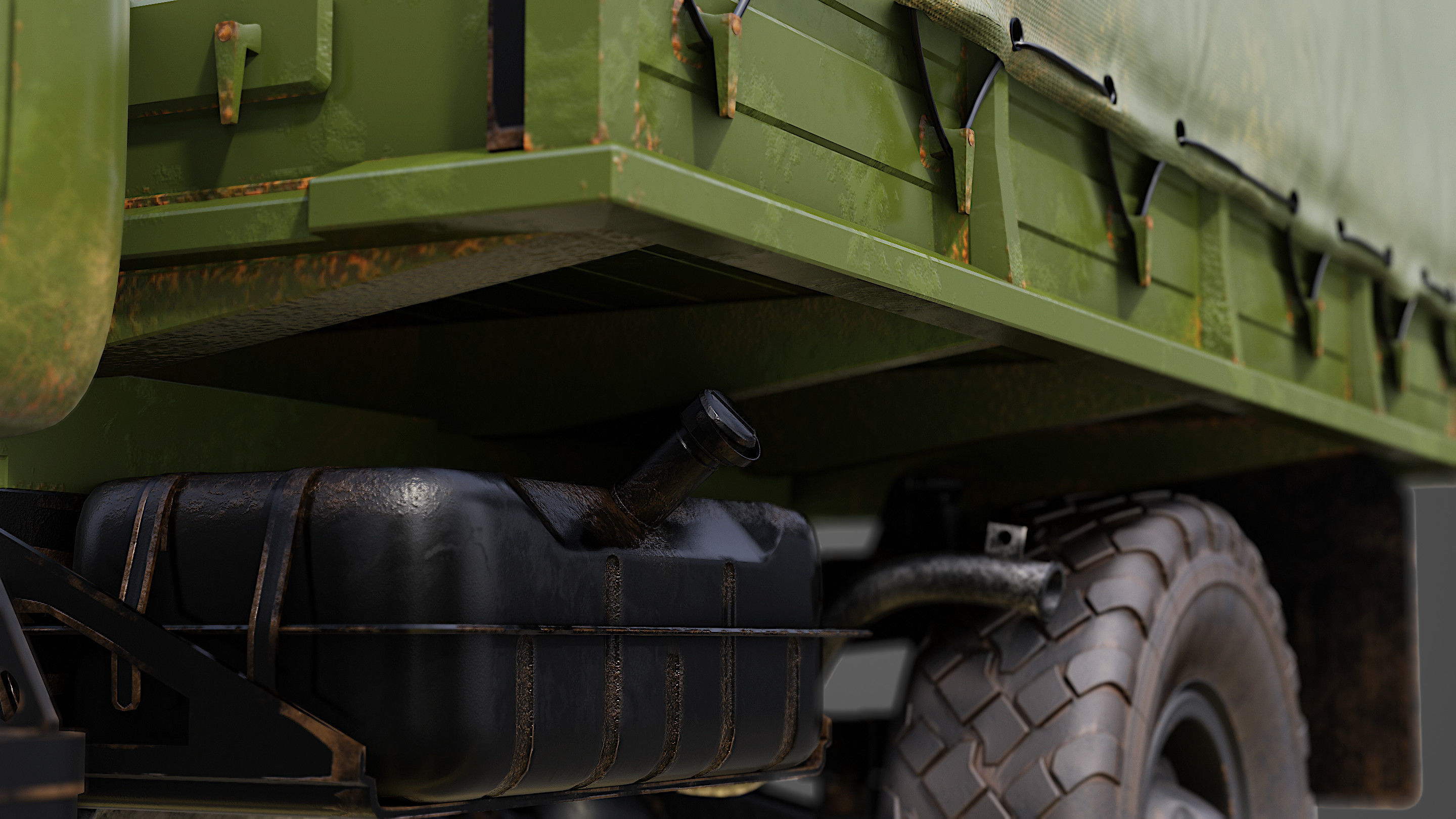 Military Truck  3D model_15