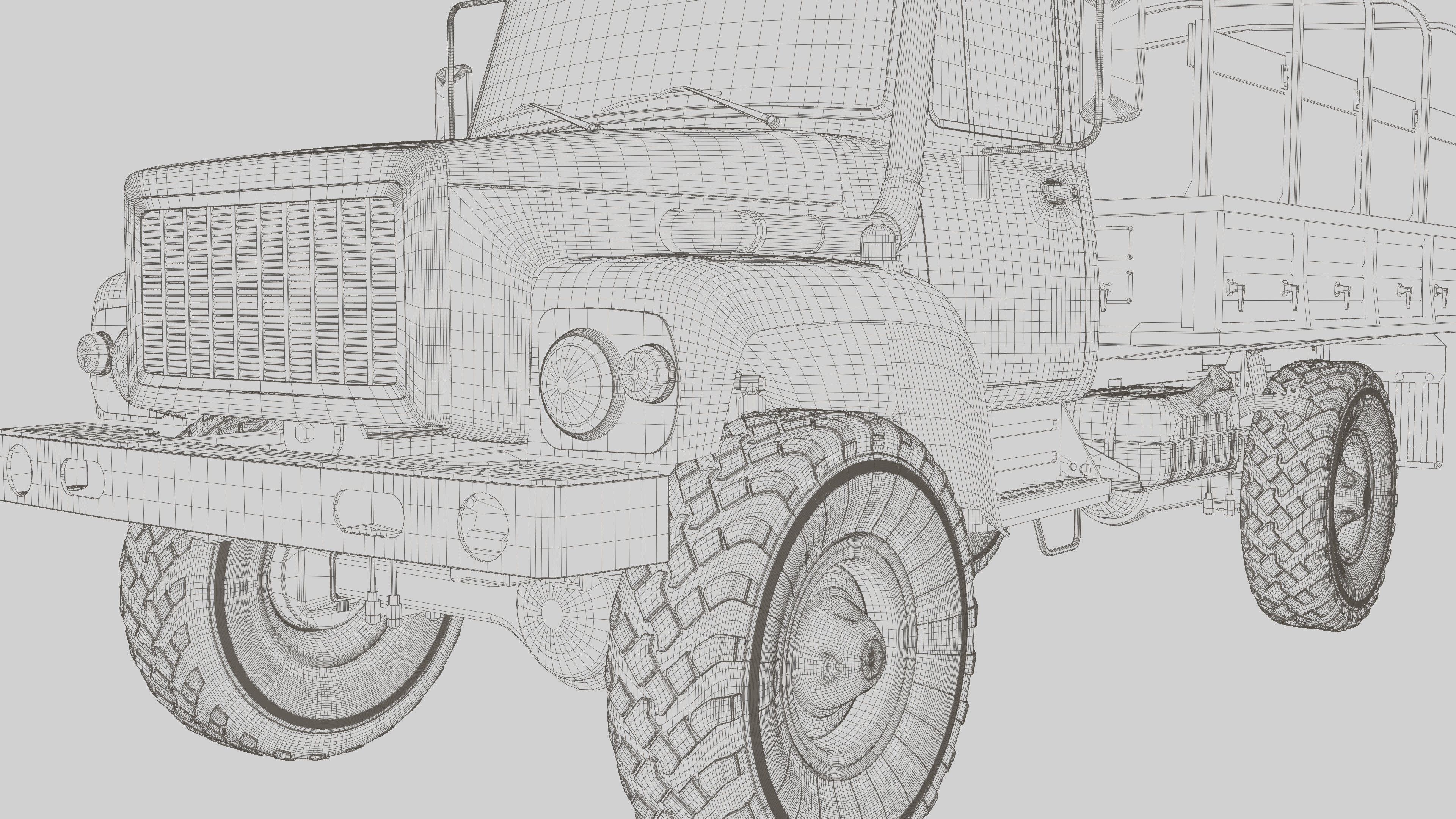 Military Truck  3D model_22