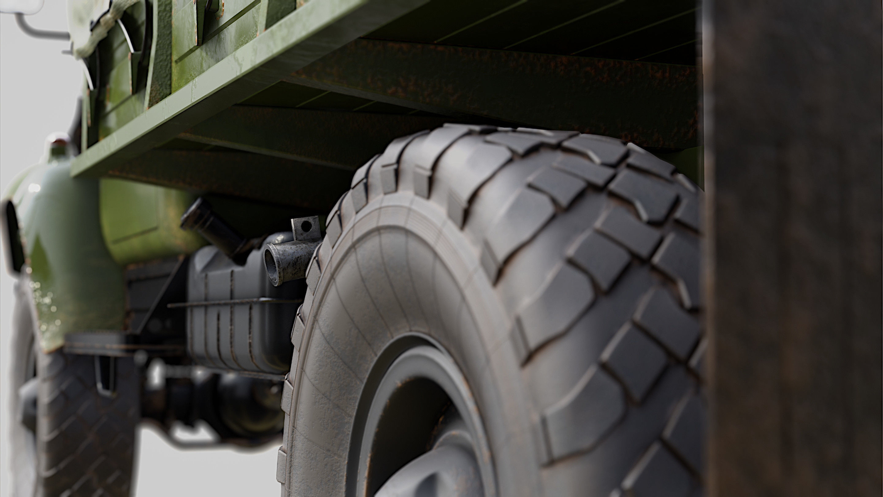Military Truck  3D model_13