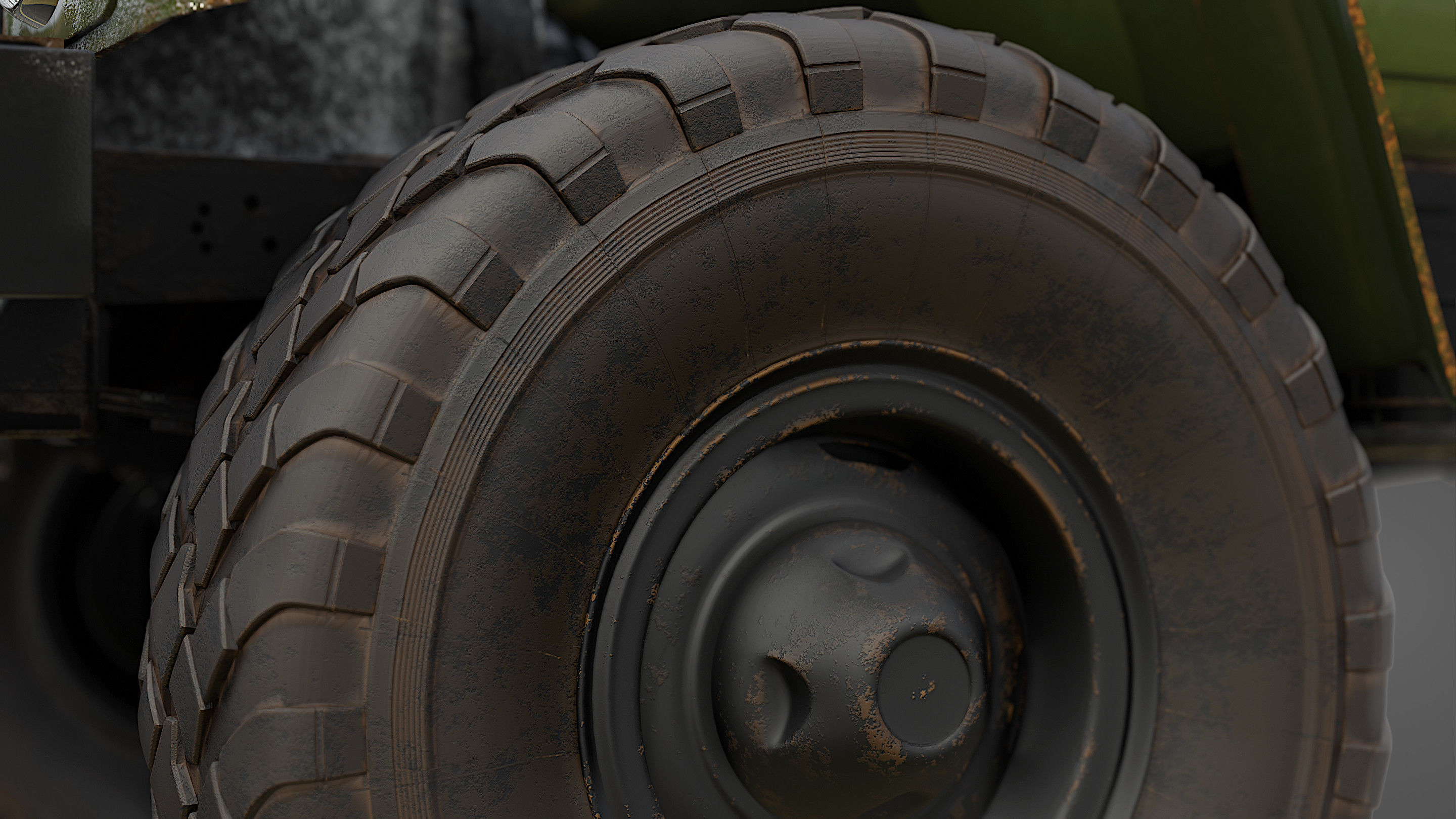 Military Truck  3D model_16