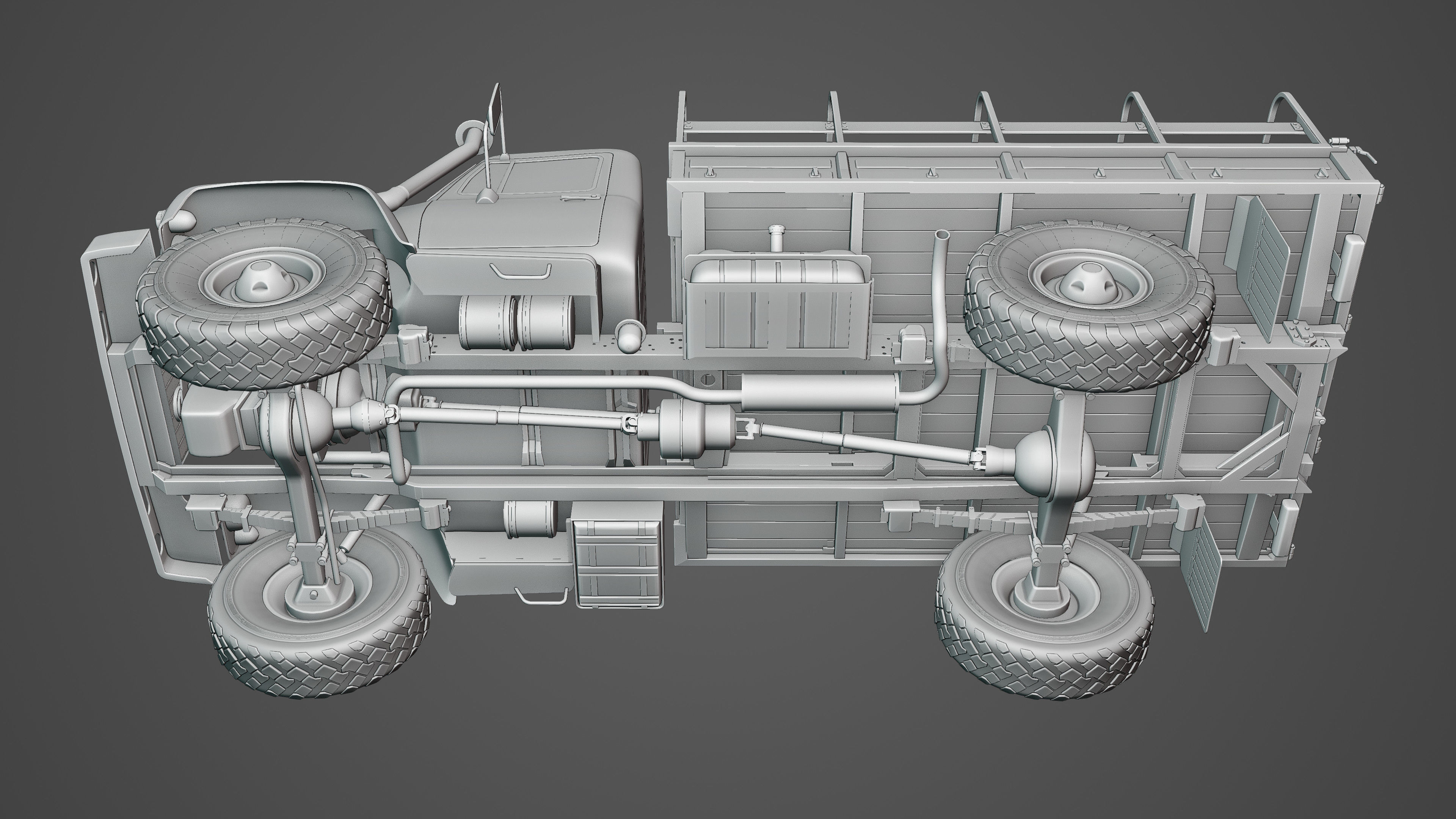 Military Truck  3D model_19