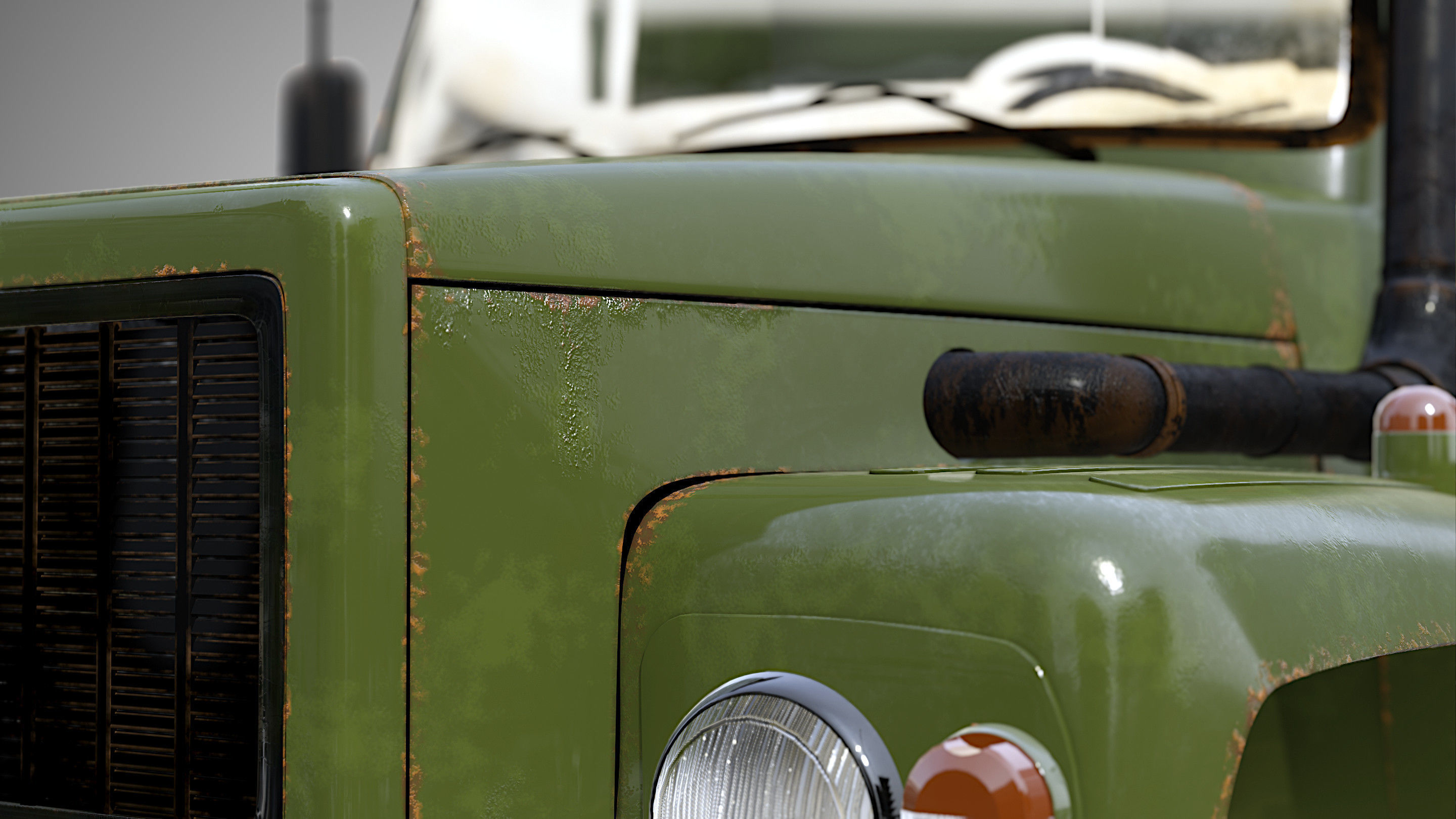 Military Truck  3D model_11