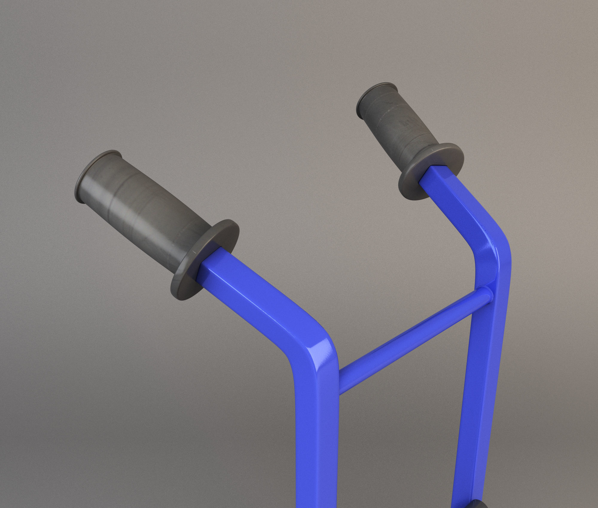 hand trolley Low-poly 3D model_4