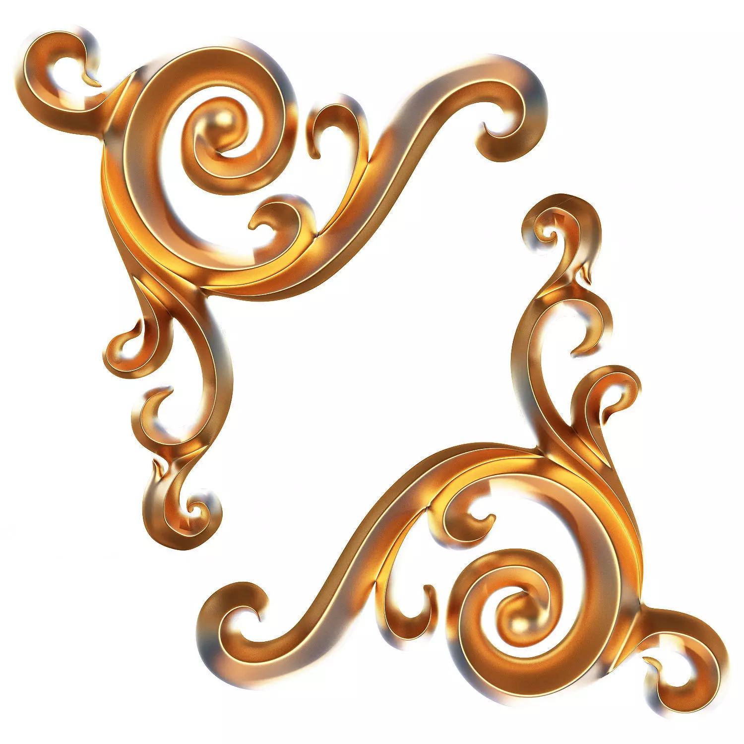 Carving Plaster Molding Decoration CNC Low-poly 3D model_0