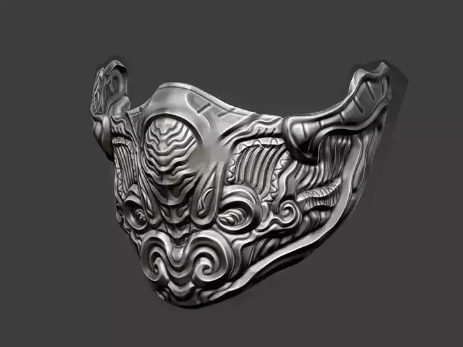 Sub-Zero Mortal Kombat Mask 3D print model