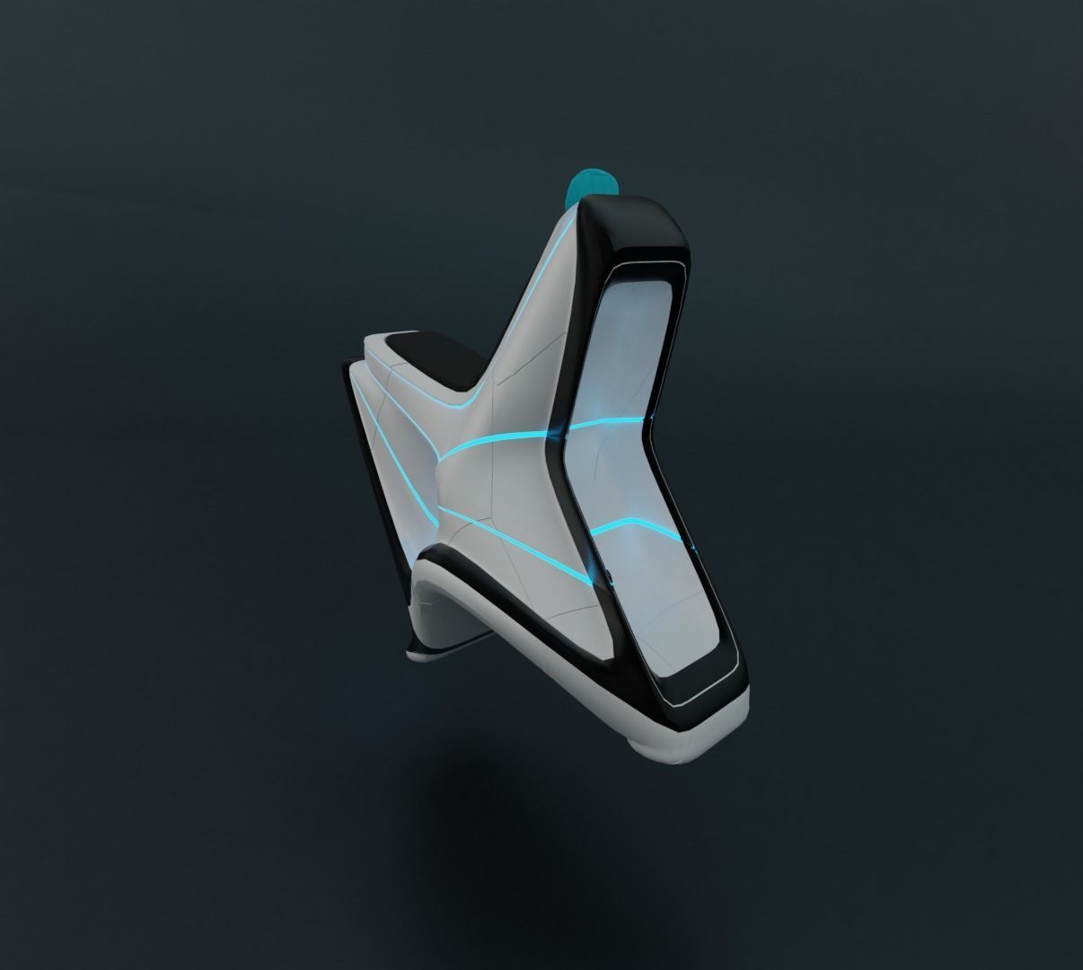 Electronic chair Free 3D model_2