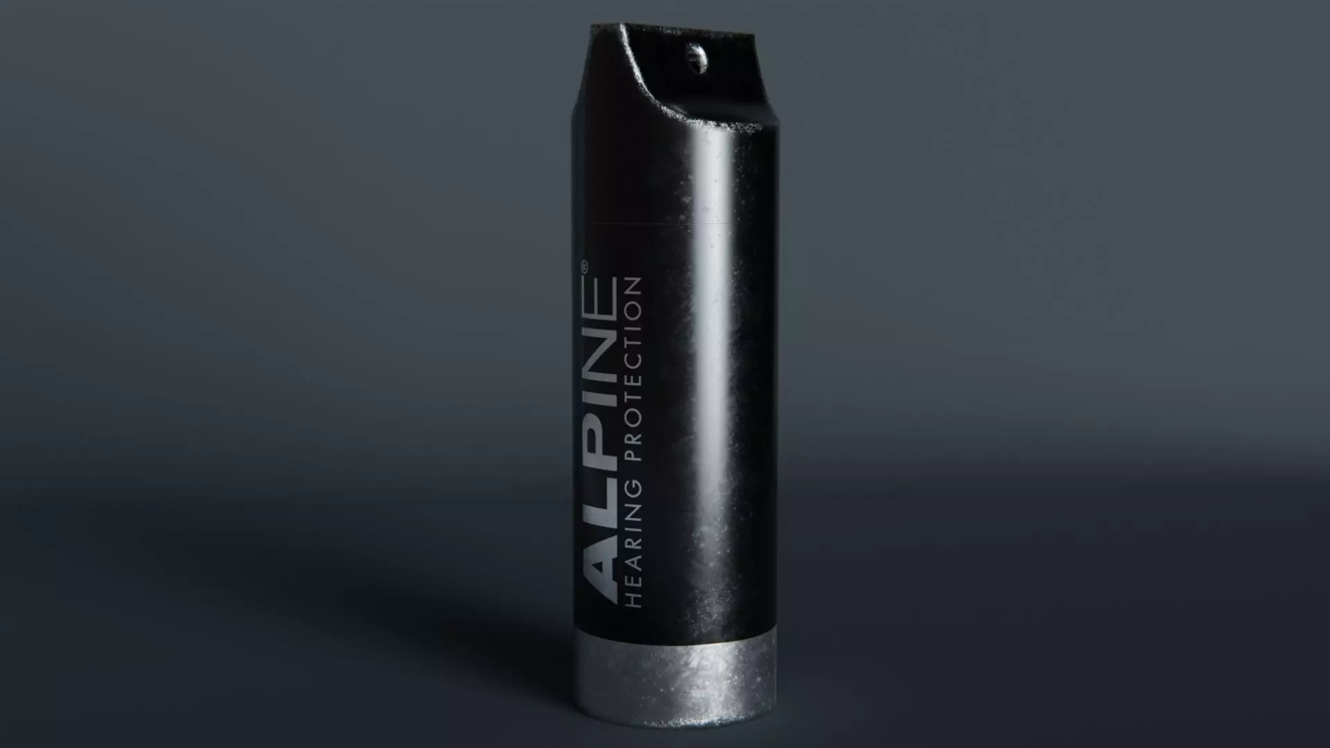 Container bottle with logo Free low-poly 3D model