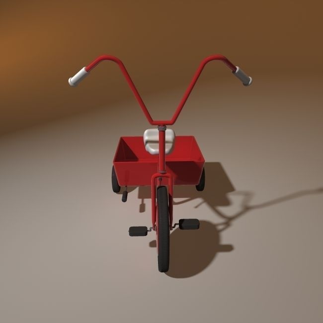toy 3 wheeler bike 3D model_1